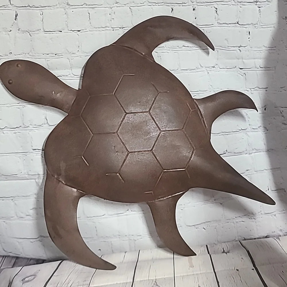 Turtle, Metal, wall decor - Picture 1 of 5
